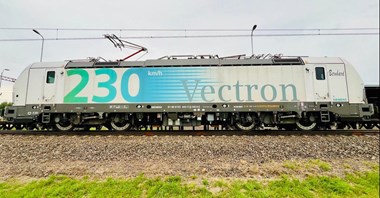 Vectron jeździł przez Polskę z prędkością 230 km/h