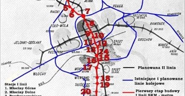 Mało znana koncepcja warszawskiej SKM – cz.1