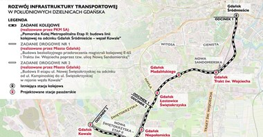 Gdańsk: Wybrano projektanta nowej linii kolejowej PKM Południe