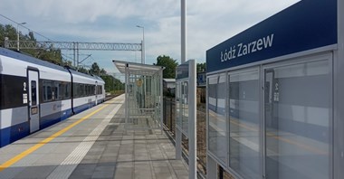 Od września podróżni skorzystają z nowego przystanku Łódź Zarzew